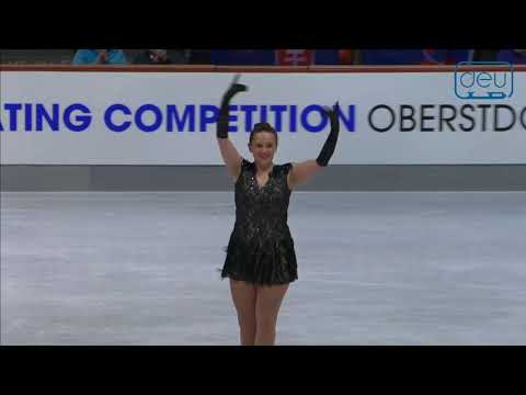 Irina YAKUTOVA. Oberstdorf 2018. Silver Ladies I -Free Skating. 19 place