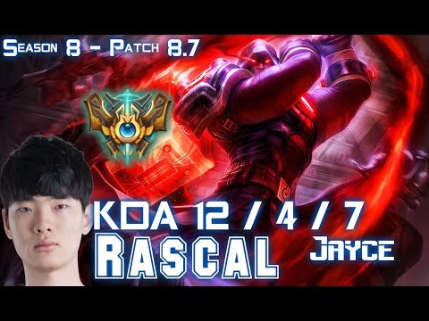 Rascal JAYCE vs SWAIN Top - Patch 8.7 KR Ranked
