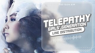 Telepathy (텔레파시) - Girls’ Generation (소녀시대) | Line Distribution