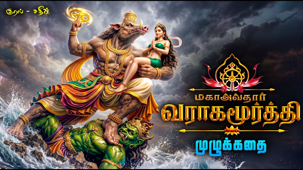 பூமா தேவியை காப்பாற்ற விஷ்ணு எடுத்த வராக அவதாரம் | varag