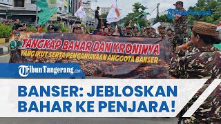 "JEBLOSKAN BAHAR KE PENJARA!" Banser Ansor Geruduk Polres Metro Tangerang Desak Bahar Dibekuk