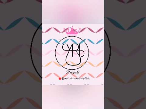 Pratyusha Name Logo #shorts #satisfying #ytshorts #viral #trending #logo @Crafter_Zainoor