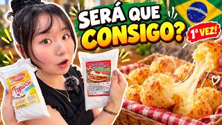 Japonesa Tenta Fazer Pão de Queijo Pela Primeira Vez… Deu Certo? 🇧🇷🧀