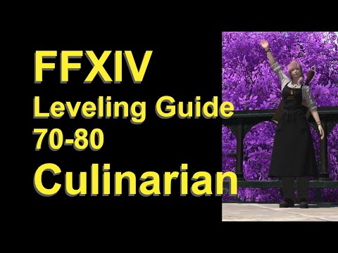 OUTDATED - FFXIV Culinarian Leveling Guide 70 to 80 - post patch 5.58