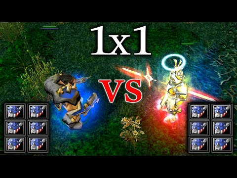 Beastmaster Rexxar vs Omniknight with 6x Mask of Madness | 25 Level Who Will Win?