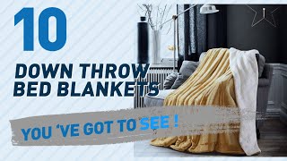 Down Throw Bed Blankets // New &amp; Popular 2017