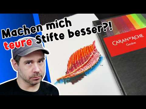 Do colored pencil beginners need expensive pencils? My first time with Caran d'Ache Luminance