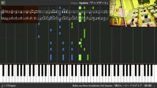 【TV】Boku no Hero Academia 3rd Season Ending 1 - Update (Piano)