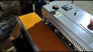 Video of MS Vertical Band sealer with Nitrogen Flushing
