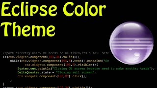How to Change Color Theme in Eclipse