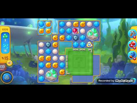 fishdom gameplay / level 6326 / It is like the ads? / thank you 피쉬돔 / 모바일 게임 / 중독성 있는 게임