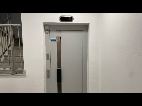 Old Otis elevator, modernized by Kone