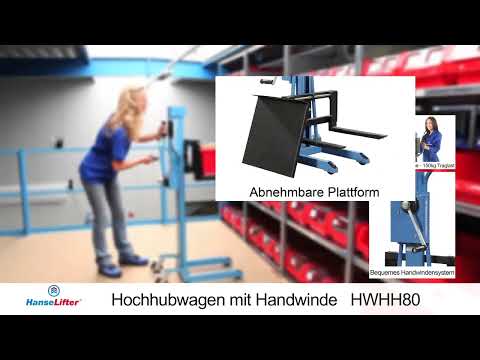 Hanselifter Handwindenstapler HWHH Hubhöbe bis 1100mm Tragkraft bis 150kg-youtube_img