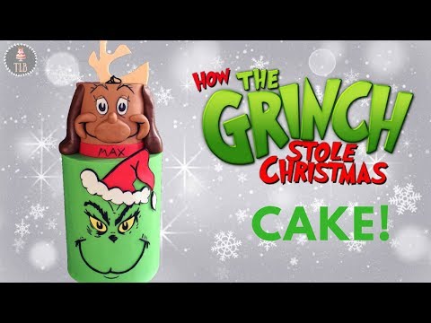 The Grinch Cake Tutorial! | Christmas Cakes