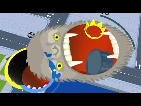 Hole.io Map Control: 100.00% - Time Mode Big Hole WORLD RECORD #66