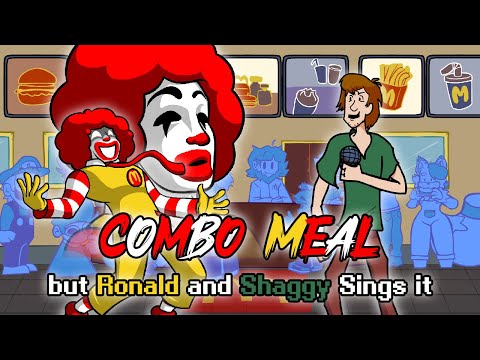 FNF Combo Meal but Ronald McDonald's and Shaggy Sings it - Friday Night Funkin' Cover