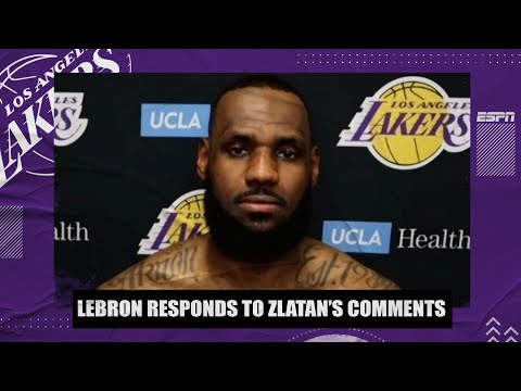 勒布朗-詹姆斯迴應茲拉坦-伊布拉希莫維奇的責備。我不會只停留在體育領域｜NBA on ESPN (LeBron James responds to Zlatan Ibrahimovic's criticism: I won't just stick to sports | NBA on ESPN)