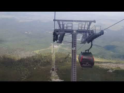 Passeio de teleférico Lomicky Stit, tatranska lomnica, montanhas Tatry, Eslováquia
