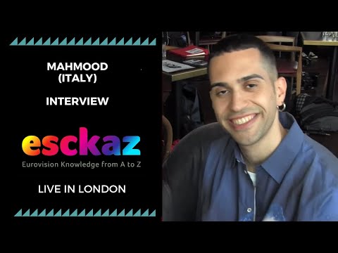 ESCKAZ in London: Interview with Mahmood (Italy at the Eurovision 2019)