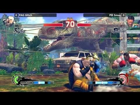 USF4 @ Last Man Standing - PAG Glitch (Rufus) vs PIE Smug (Dudley)