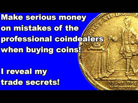 Make a lot of money on the pros mistakes when buying coins! I reveal my trade secrets.