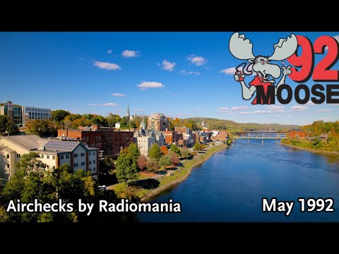 WMME 92.3 (92 Moose) Augusta, ME - May 22nd, 1992