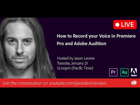 How to Record Your Voice in Premiere Pro and Audition