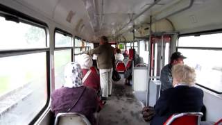 preview picture of video 'Romania:  On board a Tatra T4 tram in Arad'
