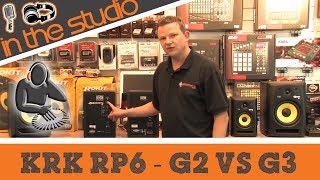 Video thumbnail for KRK Rokit RP6 G3 vs G2 Studio Monitor Comparison by GetintheMix