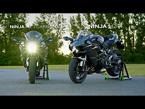 2017 Kawasaki Ninja H2 and H2 Carbon official