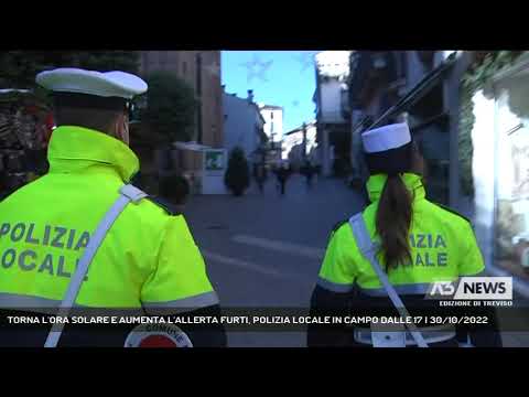 TORNA L'ORA SOLARE E AUMENTA L'ALLERTA FURTI, POLIZIA LOCALE IN CAMPO DALLE 17 | 30/10/2022