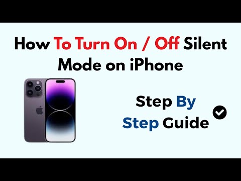 How To Turn On / Off Silent Mode on iPhone