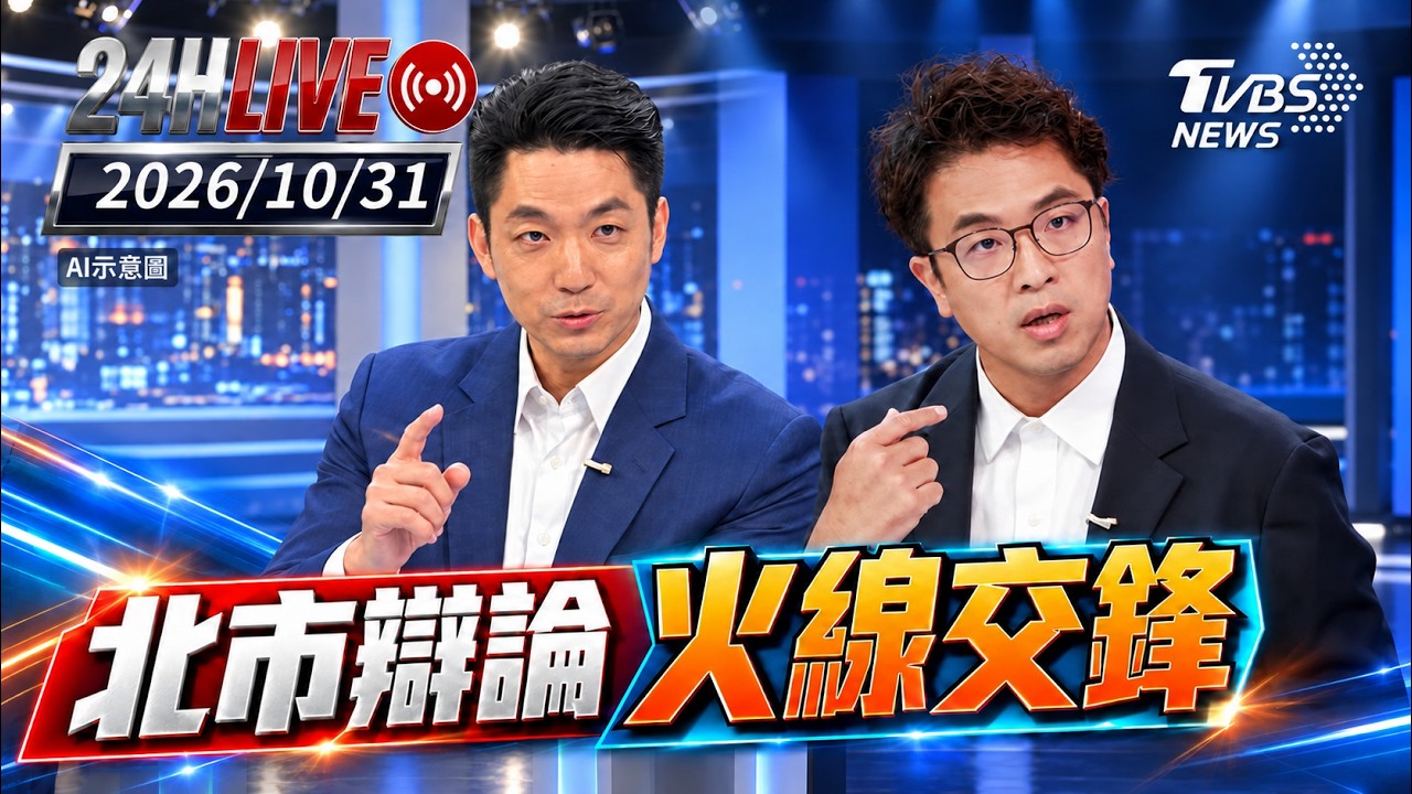 【LIVE】北市辯論火線交鋒｜20261031｜TVBS新聞網