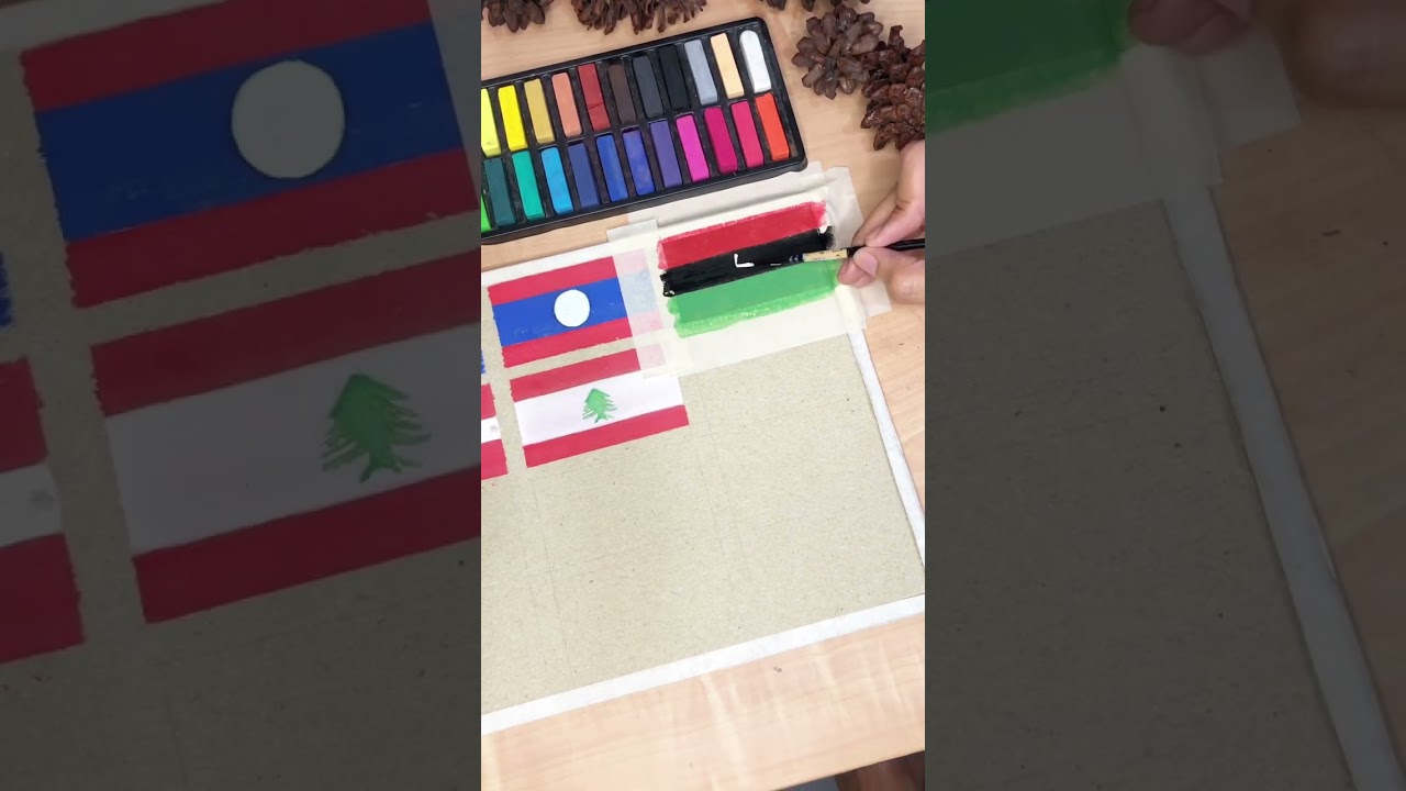 Libya flag 🇱🇾  #libya #flags #shorts #youtubeshorts