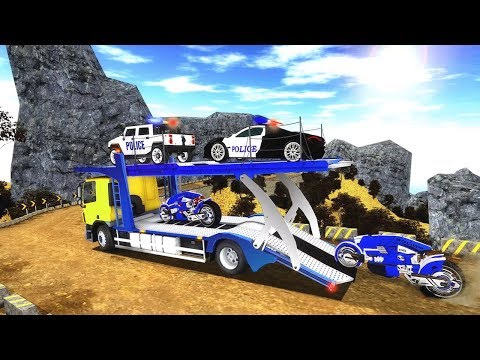 OffRoad Police Transport Trailer Truck (by Magnet Mind Studios) Android Gameplay [HD]