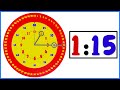 Learn To Tell Time Educational Cartoon Video For Children Time Learning For Kids Analog Clock