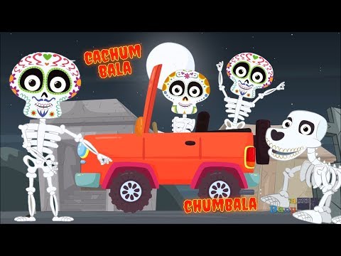 💀 ☠️ CHUMBALA CACHUMBALA - Las Calaveras Salen de su Tumba, Canciones Infantiles de Halloween