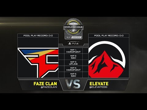 FaZe Clan vs Elevate - CWL Anaheim Open Presented by PlayStation 4 - Day 1