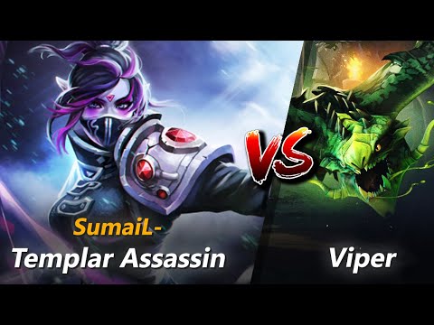 How to Templar Assassin mid vs Viper (feat. SumaiL-) | First 10 minutes