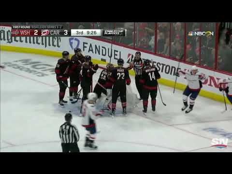 Furious Alex Ovechkin After Goal Is Called No Good By Refs Game 6 Capitals vs Hurricanes