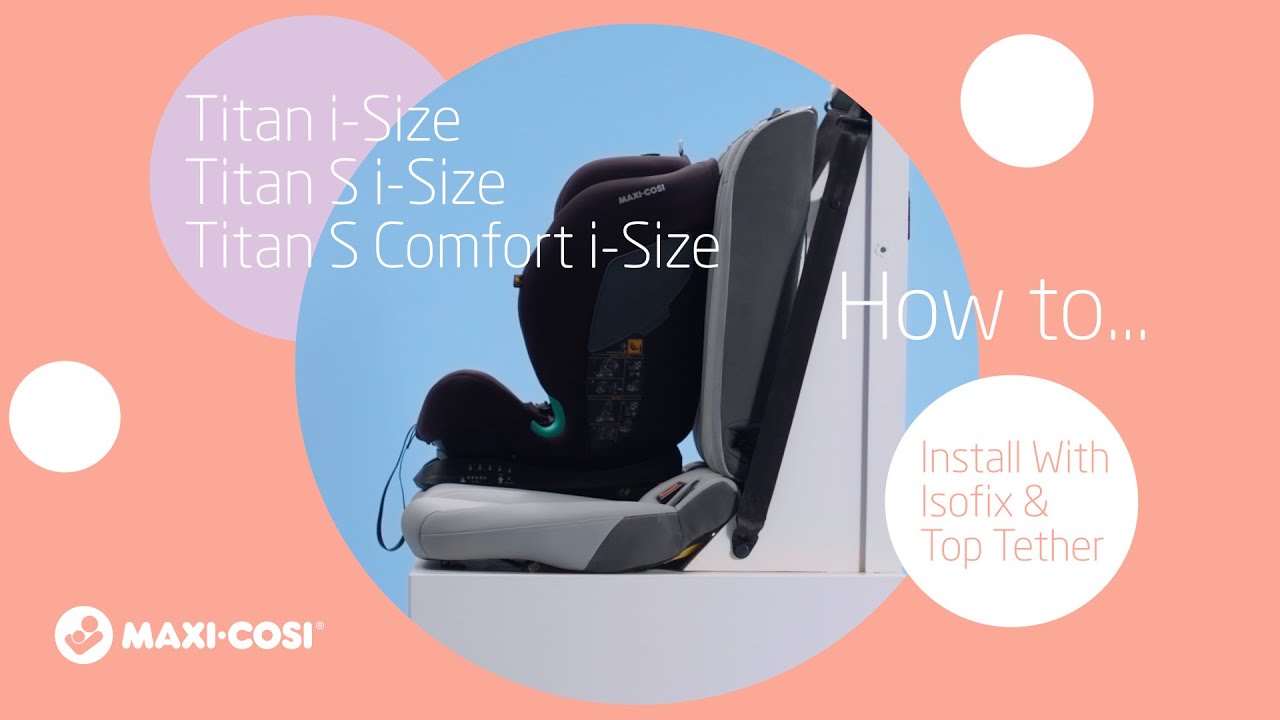 How to install Isofix + Top Teather
