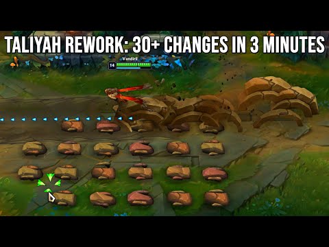 Taliyah Rework is HERE! All Changes in 3 minutes!