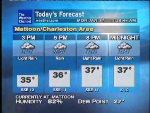 WeatherSTAR XL 1/17/11 1128AM  Early AM Cruise - Chris Geith (Jan  2011 playlist)