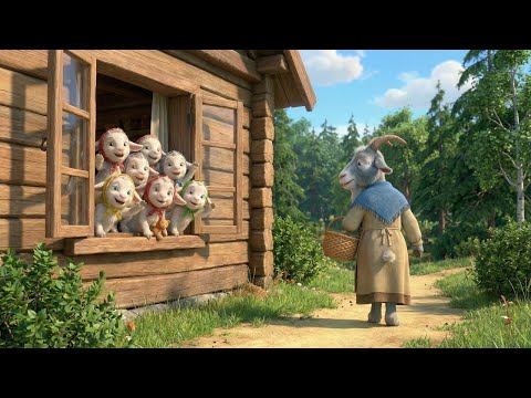 Wilk i 7 Koźlątek 🐺🐐 | Bajka dla Dzieci po Polsku | Historia Animowana