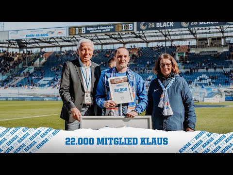 Unser 22.000 Mitglied "Klaus der Keeper" | Wir sind Hansa🔵⚪❤