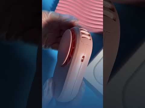 Mini ventilador de pestañas USB portátil oro rosa
