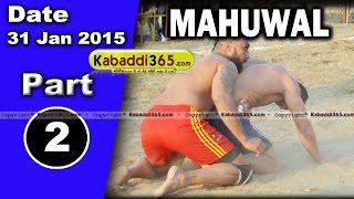 Mahuwal (Nakodar)  Kabaddi Cup 31 Jan 2015 Part 1 by Kabaddi365.com