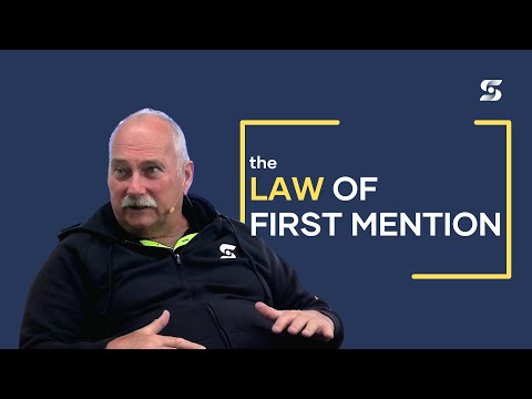 The Law of first mention | Ian Clayton