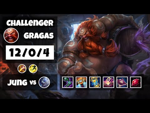 Gragas s11 Jungle Challenger Replay (12/0/4) - NA