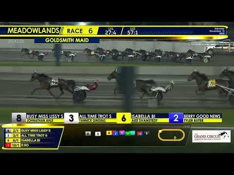 November 15, 2025 - Goldsmith Maid - Race 6